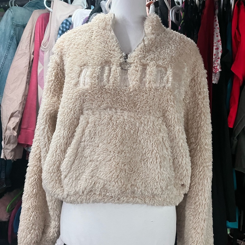 fuzzy sweater
